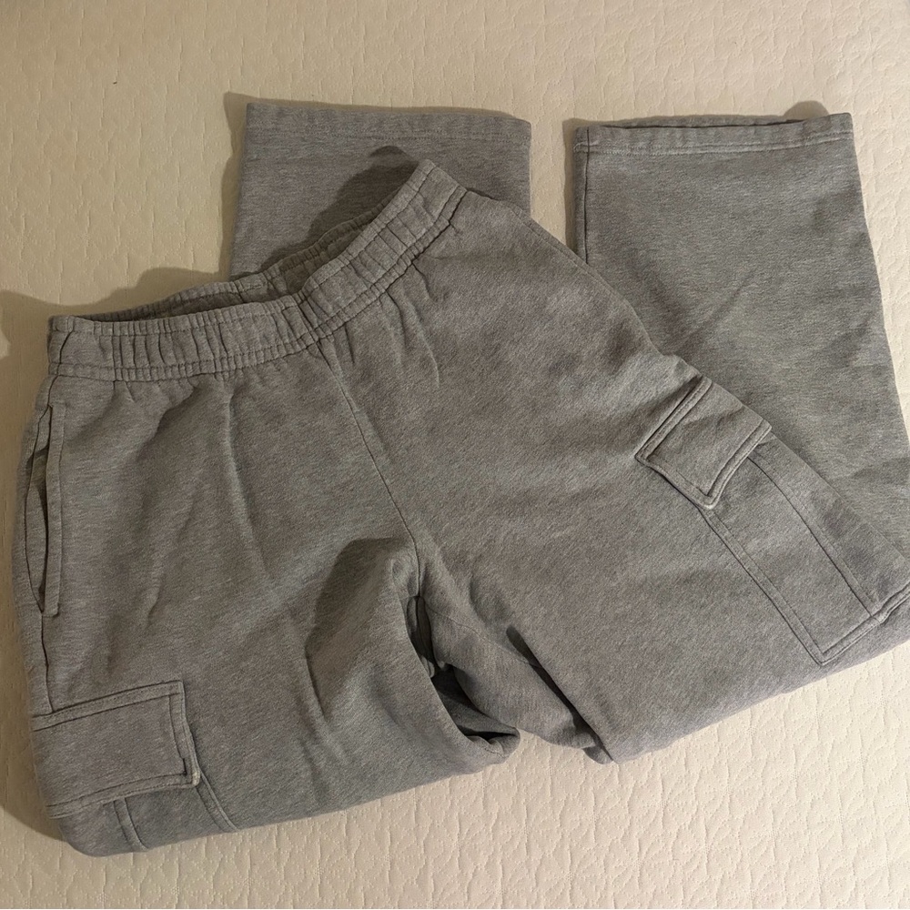 OG TNA Heather Gray Cargo Sweatpants
